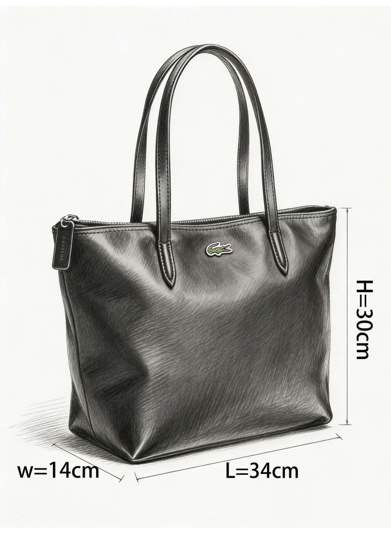 Lacoste Women's L12.12 Concept Versatile Large Capacity Zip Shoulder Tote Cosmetics Bags - Image 3
